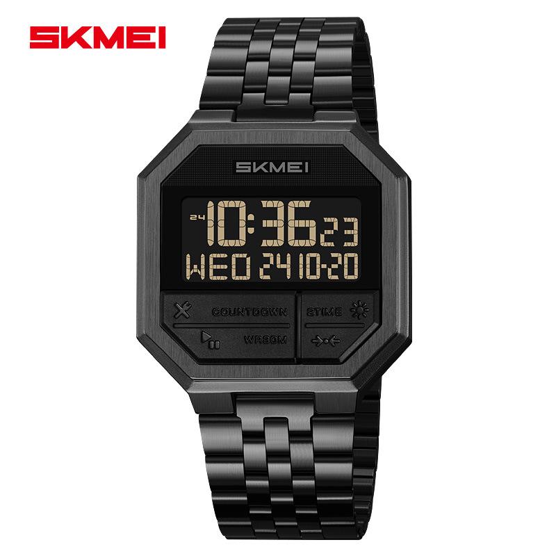 New multi-functional small square electronic watch men's business watch luminous waterproof electronic watch