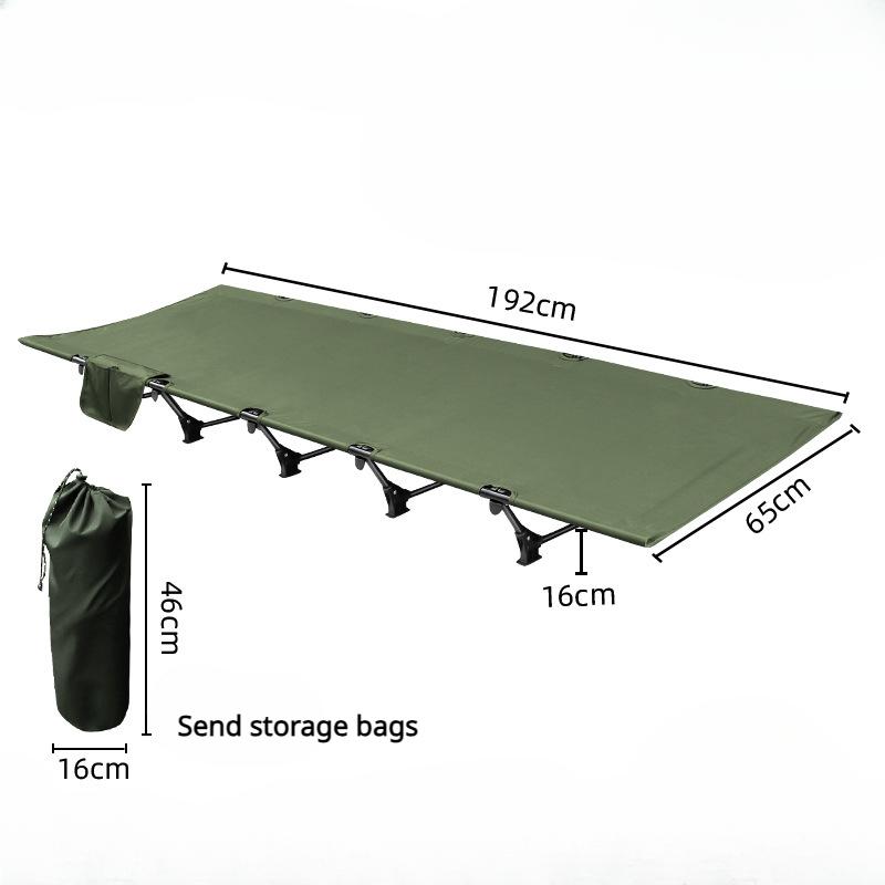Super Light Folding Bed Portable Camping Crib Can Hold 150KG Suitable for Outdoor Base Camp, Hiking, Lightweight Backpack