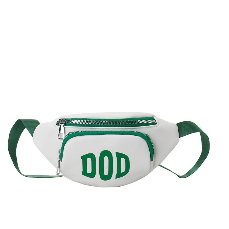 Blocking Fashionable Color Design Letter Printed Children Casual Bag Shoulder