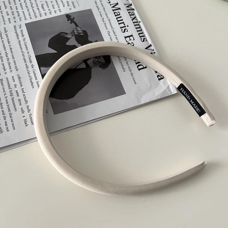 

Korean Style Gentle Summer Headband: Versatile, Narrow, Pure Color, High Skull Sponge Design