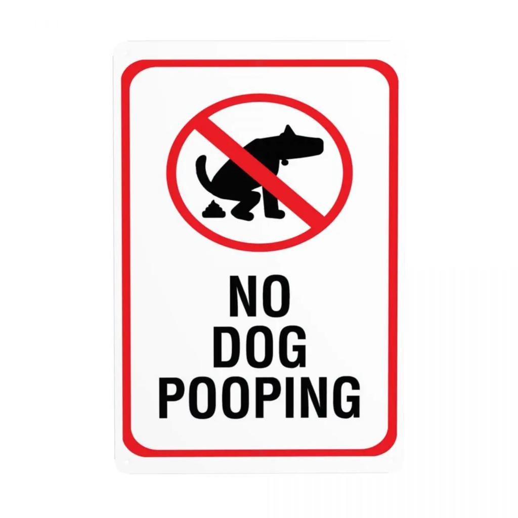 Keine Hunde erlaubt Metall Zinn Zeichen Retro kein Hund Poop Zeichen Zinn dekorative Zeichen Plaketten Club Cafe Restaurant