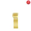 5/6/20/30pcs Gold waist cutlery set household stainless steel cutlery including knife, fork and spoon western cutlery