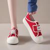Maternity shoes spring and summer outer wear feet puffy loose soft sole white canvas shoes