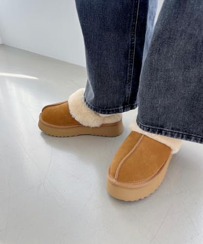 Thick-soled Mouton 2-way Sandals/Women's 51320