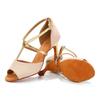 Women Latin Dance Shoes Ballroom Dancing Shoes Salsa Party Square Shoes 7cm High Heel