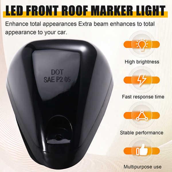 Set of 5 Roof Lights Compatible with Ford Vehicles, Pickup Trucks, Off-Road Vehicles, 12V Roof Warning Lights
