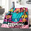 1pc Grand Theft Auto Soft Flannel Blanket with Designer Print A Cozy Blanket for All Seasons, Perfect for the Couch, Bed, Office