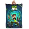 Ben 10 Obcy Ben Tennyson Omnitrix Gra Koc Miękki Ciepły Koc Kładziony Flanelowy Dekoracja na Lato Klimatyzację Pościel