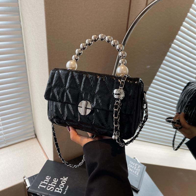 

Bags Internet celebrity laser small bag 2025 new small fragrant wind diamond shoulder bag women s crossbody portable small square bag чорний