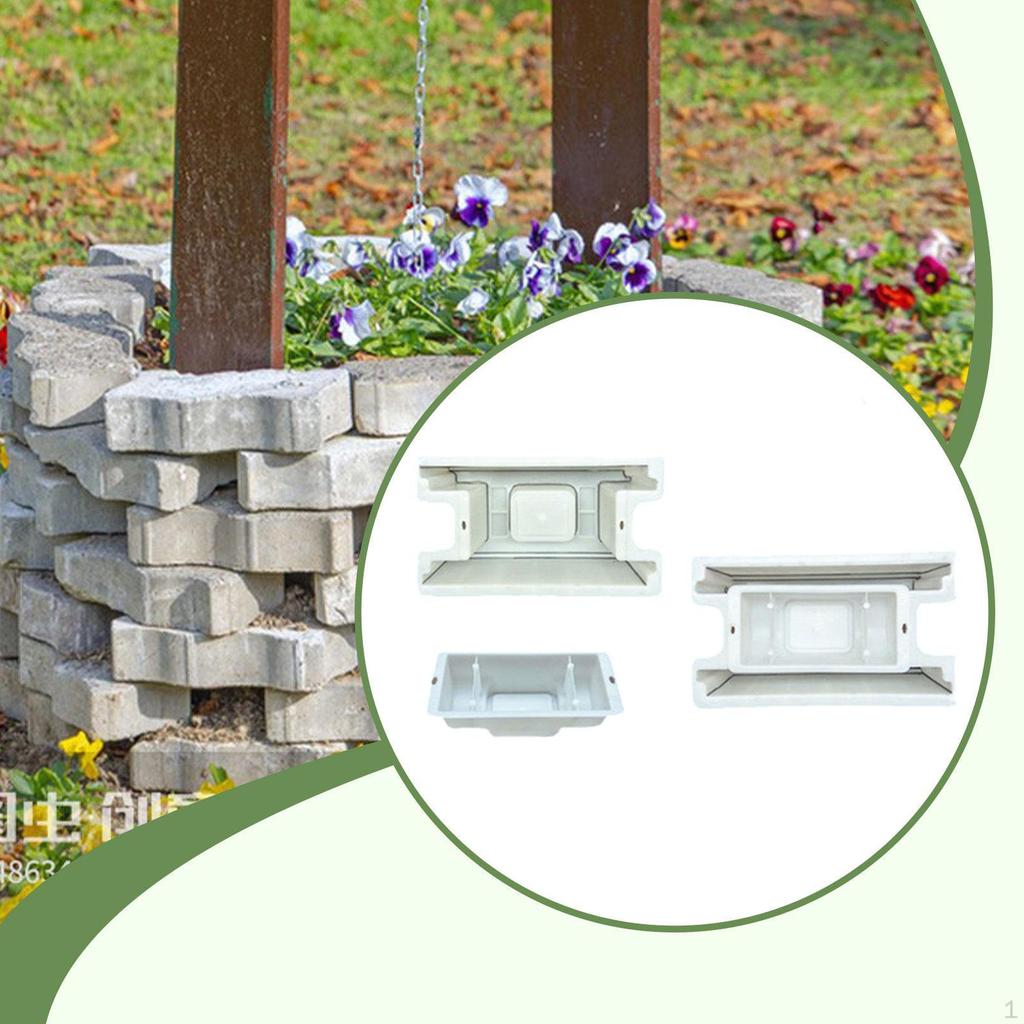 Concrete Model Well Maker Easy to Use Decorative Sturdy Block Brick DIY for