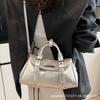 Simple Casual Portable Commuter Bag 2025 New Korean Fashion Shoulder Bag Niche Design Shoulder Crossbody Bag