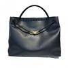 Women's Bag 2025 New Style Authentic Leather Large-capacity Tote Diagonal Commuting Bow Knot Single-shoulder Handbag