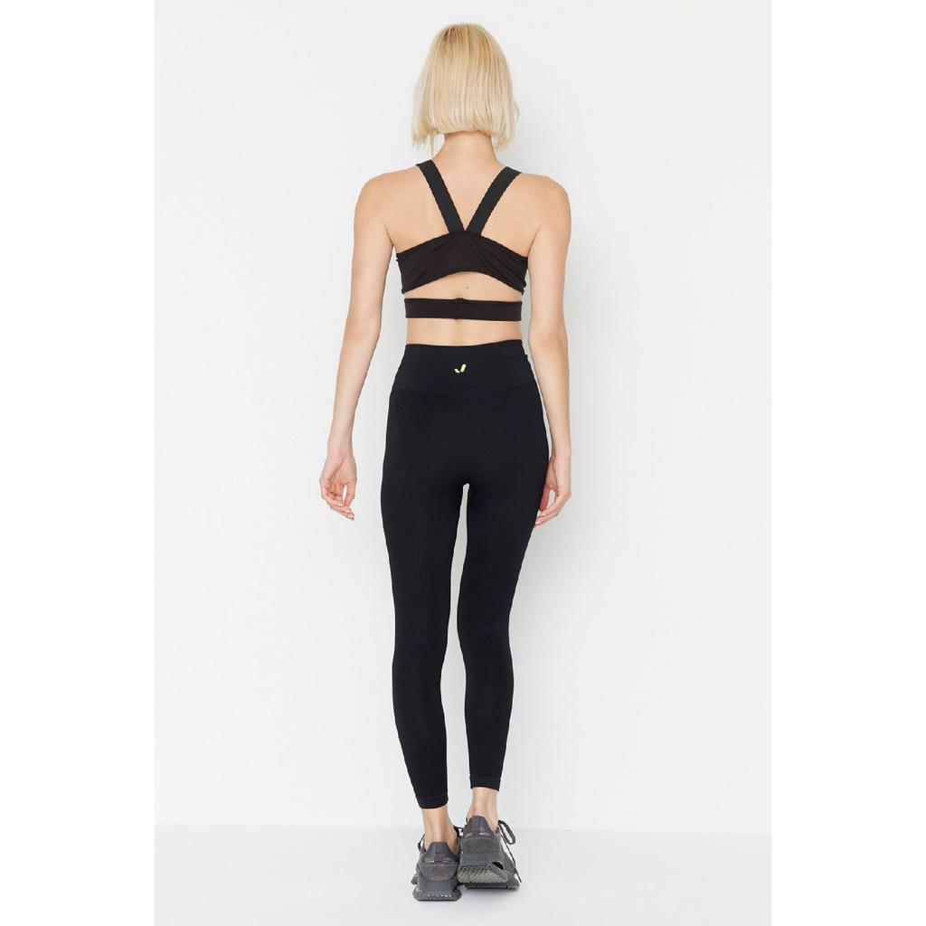 Lily - Blue Rise Waist Tights