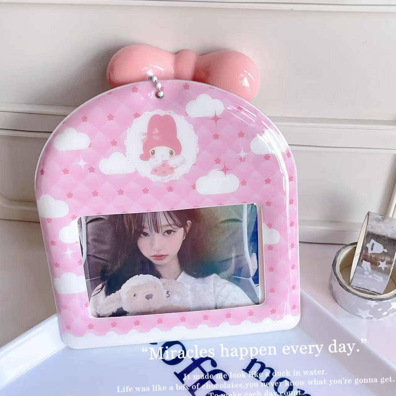 Four-Leaf Clover 3-Inch PVC Card Holder: Cute Protective ID Cover