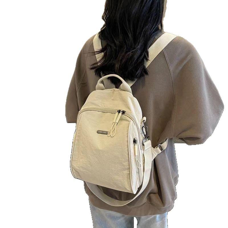Women's Large-Capacity Lightweight Oxford Single Shoulder Travel Backpack