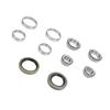 10Pcs L68149 LM12749 Trailer Axle Wheel Hub Bearings Kit Alloy Reliable Support Reduce Friction for 1-1/16in Trailer Axles Wheel Hub