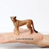 Figurina Leopardo Animali Giocattolo Figure Ocelot Pantera Ghepardo Giungla Animali Selvatici Figure Action Figure Giocattoli di Plastica Regali per Bambini
