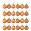 Thanksgiving Pumpkin Pendant Mini Pumpkin Ornaments 3cm Thanksgiving Christmas Decorations Colorful Plastic Hanging Balls for Tree Home Party