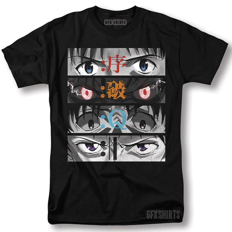 

Neon Genesis Evangelion Shirt Anime Manga Poster Graphic T-Shirt 3XL