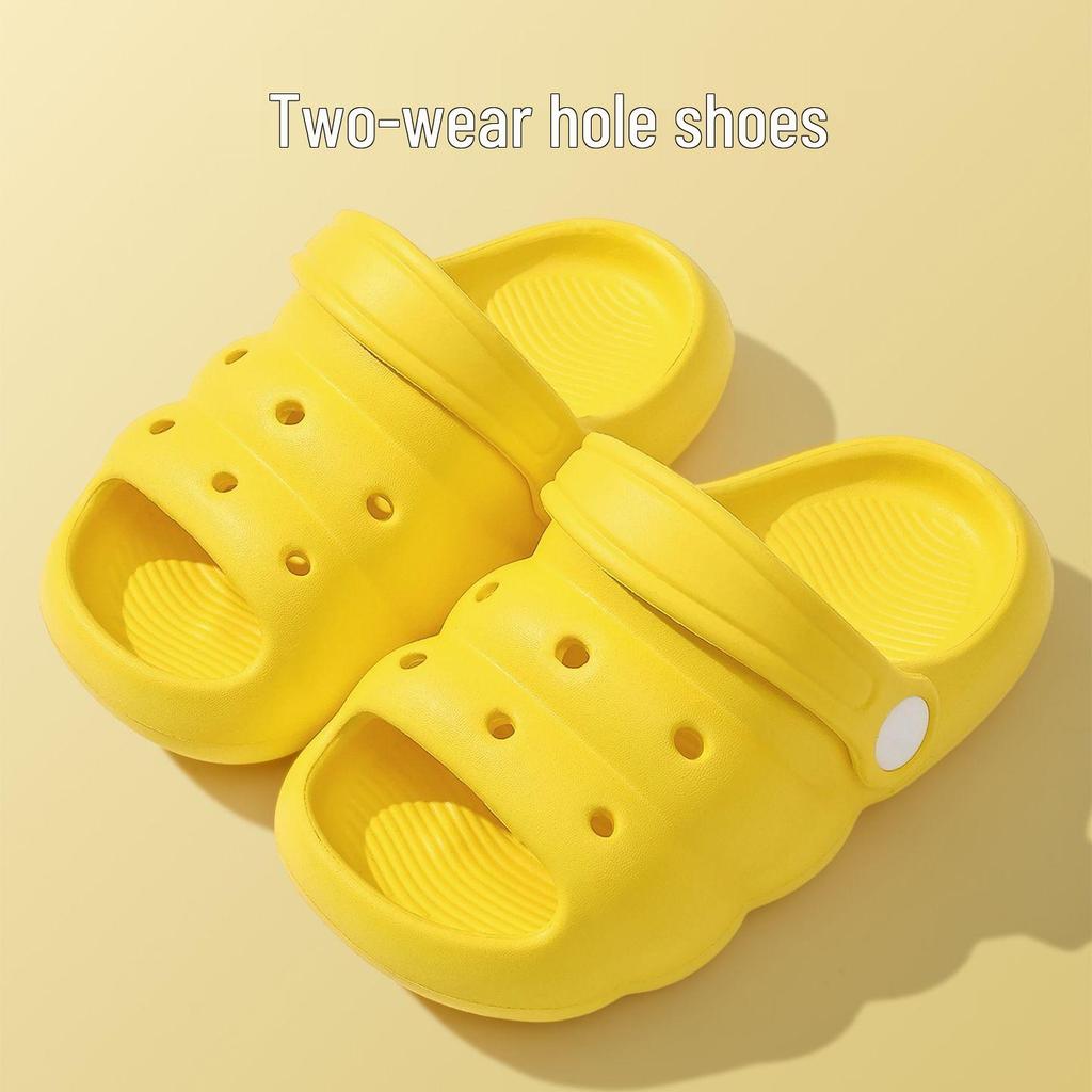 Kids' Soft Summer Indoor Slippers - Lightweight Crocs for Toddlers and Children