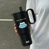High-Capacity 316 Stainless Steel Insulated Cup with Straw