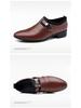 2024 Men's Leather Formal Business Shoes - Korean Style, Large Size, Pointed Toe, Casual Elegance