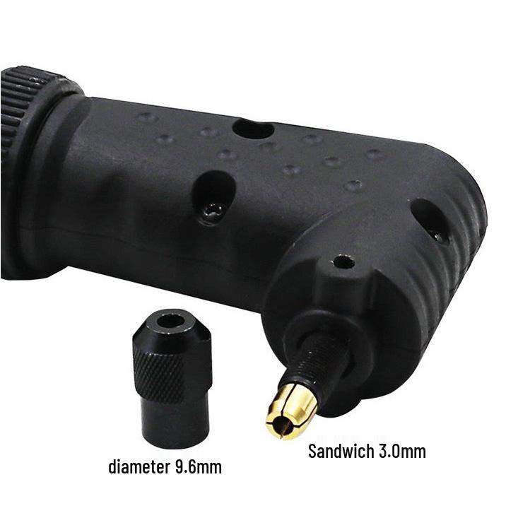 90° Right Angle Converter for Electric Drill - Small Angle Grinder & Power Tool Accessory