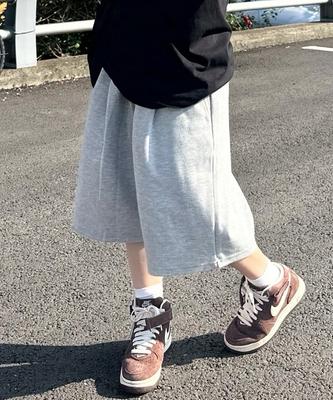 URBANAGE Bermuda Wide Sweatshirt Shorts_Gray