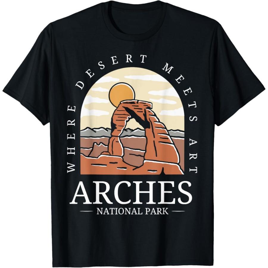 Arches National Park - Arch Utah National Park T-Shirt XXXXXL чёрный