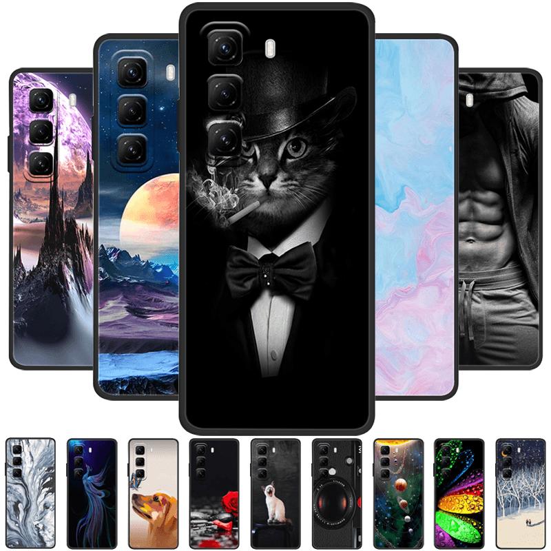 For Infinix Hot 50 Pro+ Case Hot50 Pro Plus 4G Silicone TPU Phone Cover For INFINIX HOT 50 5G Coque Fashion Soft Phone Fundas