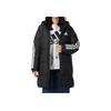 adidas Sports Lifestyle Series Hooded Warm Zipper Long Sleeve Down Jacket Women Jacket Black JG3855