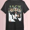 Jack Black T-Shirts: Retro Grafik T-Shirt vom Komiker Comedy-Fan Merchandise Ganzjahres Streetwear Tops Oversize T-Shirt