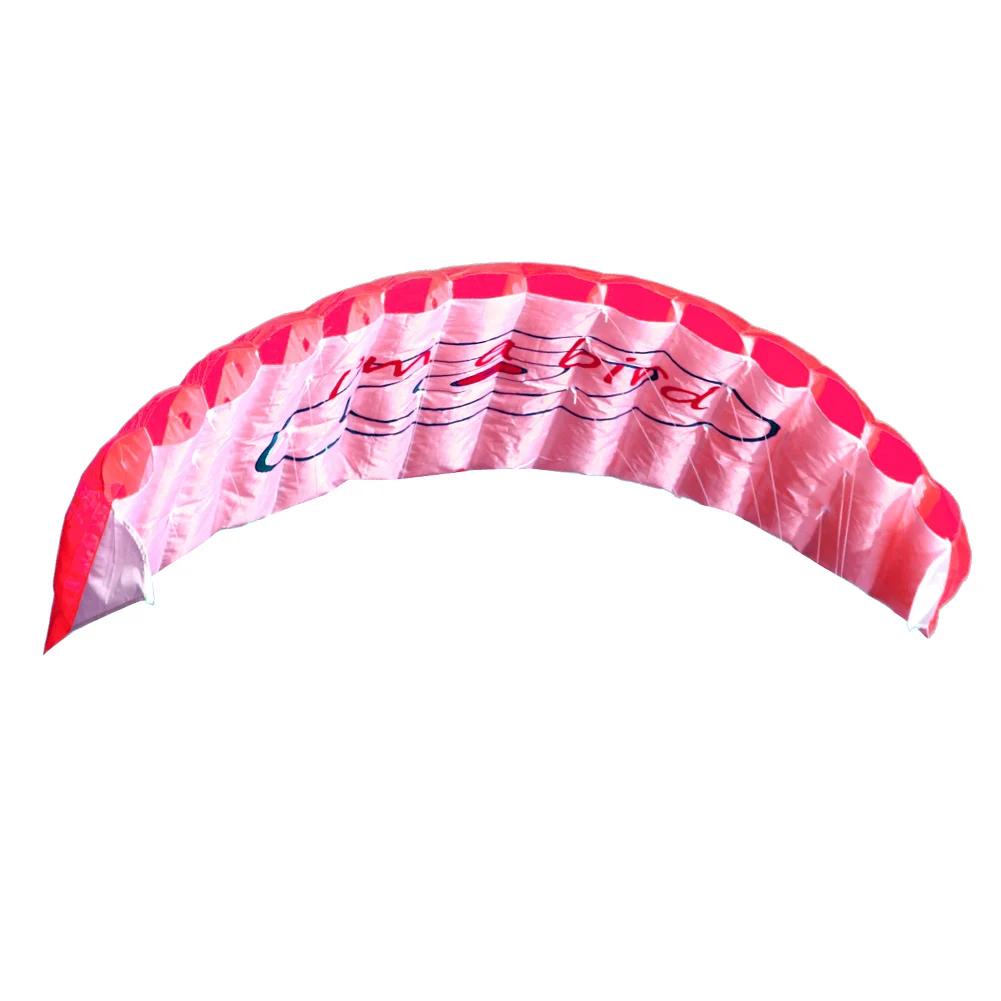 Doppelleiner Parafoil Drachen Hohe Qualität Power Braid Segel Kitesurf Professionell Groß 1,4m mit 2 Griffen für Strand Outdoor Spaß