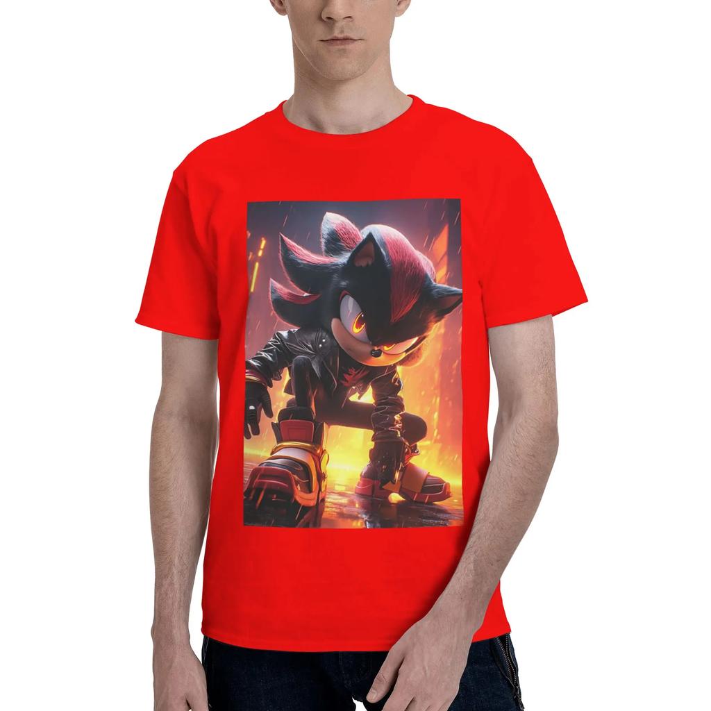 Shadow The Hedgehog 100 Cotton TShirt Mens Fashion T Shirts Men Crew Neck Short Sleeve S6XL