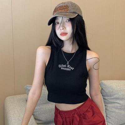 Camisola Corta Dulce de Verano 2023: Top Bandeau Fresco sin Mangas con Impresionante Diseño de Espalda