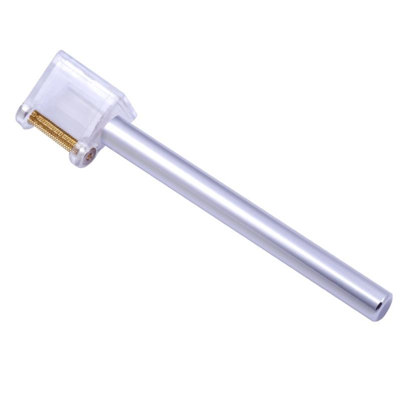 

Metal Handle Leather Coloring Dyeing Tool Leather Edges Printing Tool for Leather Working серебряный