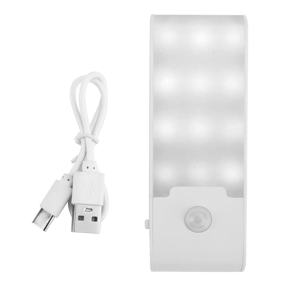 Human Body Induction Night Light Light Control LED Lighting Night Light For Bedroom Bedside Table Hallway Stair Night Lamp