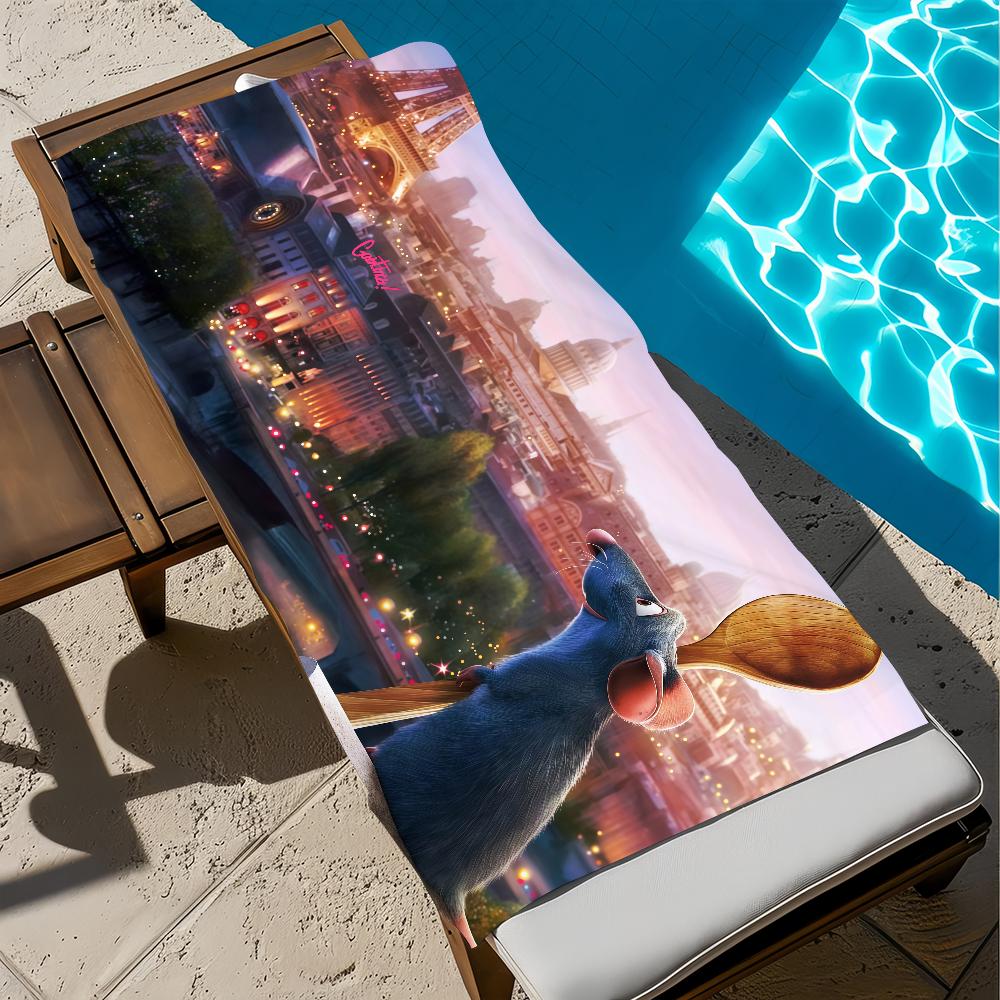 Towel Film Beach Bath Quick-Drying Lightweight Portable Sauna Camping Swim R-RatatouilleS-ES Pool Travel