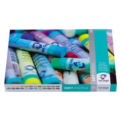 VAN GOGH 24 COLOR Soft PASTEL Artists Set. Artists Drawing Soft Pastels