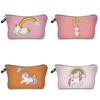 Adorable Unicorn Make Up Bag Emoji Cosmetic Travel Case Ideal For Girls And Ladies