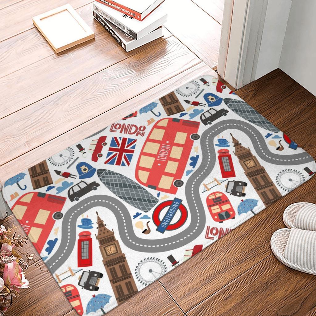 British Soldiers Front Door Floor Entrance Mats Indoor England London Kitchen Bathroom Doormat Garage Carpet Rug