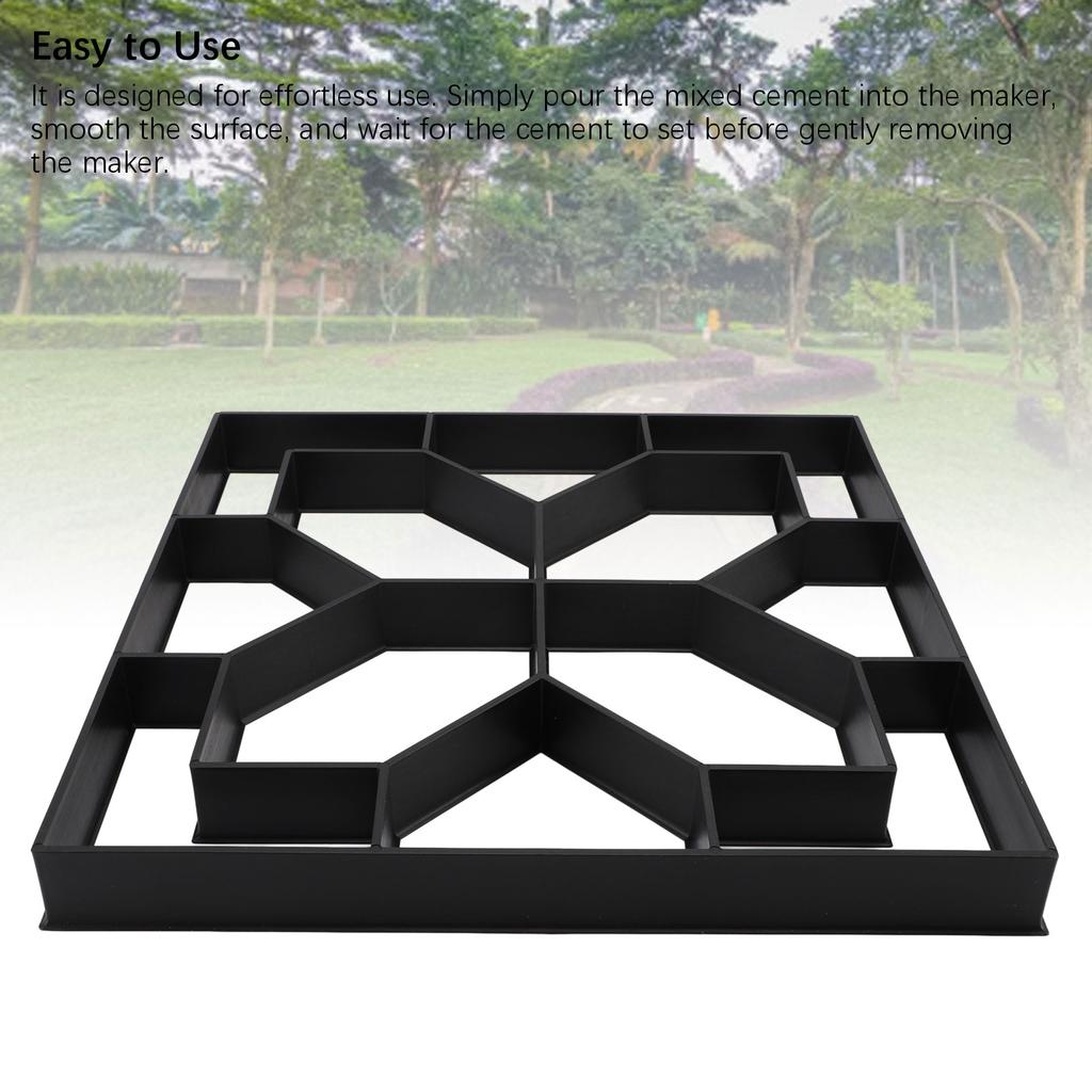 40CM Walk Maker Manual Paving Reusable Concrete Path Maker for Garden Courtyard Sidewalk
