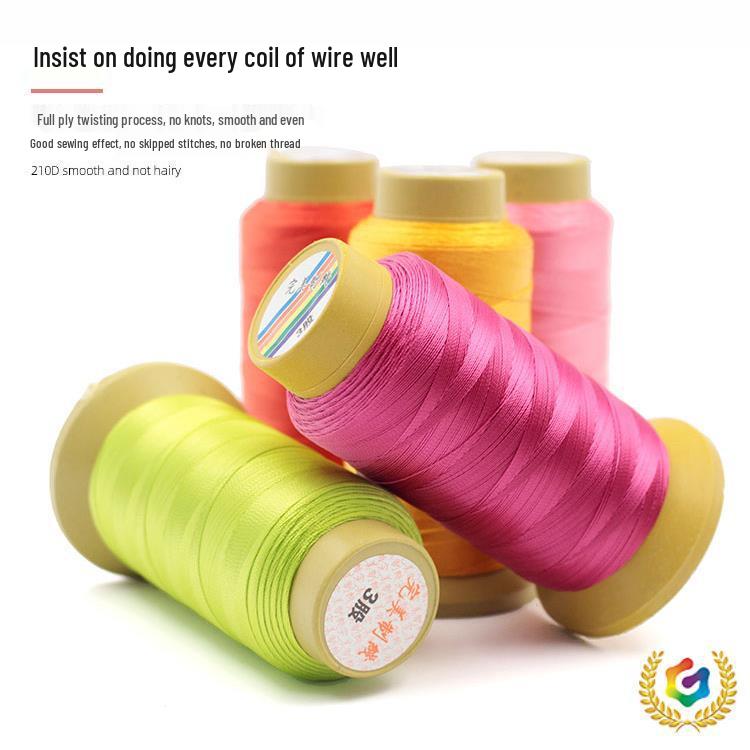 Sewing Thread: Large Spool for Leather, Sofa, or Jeans - High Strength Mercerized Thread