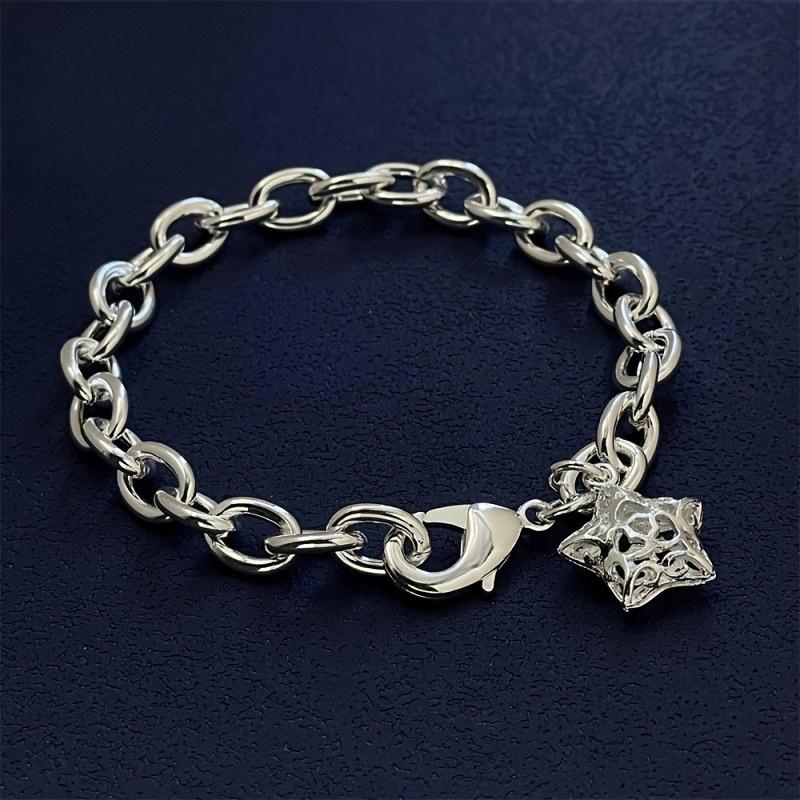 Simple and Fashionable Patterned Hollow Star Bracelet, Versatile Accessory for All Seasons, Suitable for All Occasions, A Thoughtful Gift for Women