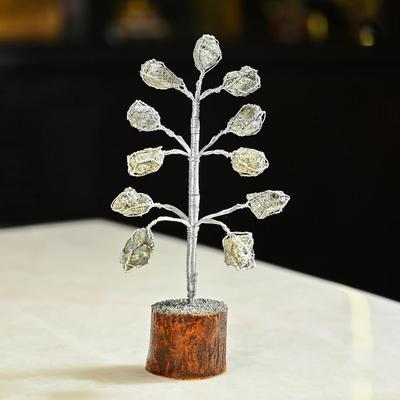 Albero di Cristallo per Ricchezza, Denaro & Energia Positiva – Albero di Gemme per Guarigione Vastu & Reiki per Abbondanza, Fortuna & Fiducia – Decorazione per Casa/Ufficio