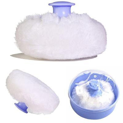 Body Powder Puff Box Case Container Talk Spons Pluche Draagbare Babyverzorging Zacht