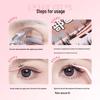 5D Baby Curved Glue-Free False Eyelashes - Manga Style Clusters, Lightweight & Natural, Mother-Like, Large Capacity.