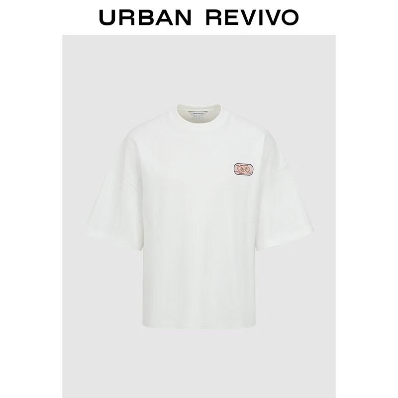 UR 2026 Spring Men s Fun Print Drop Shoulder T-Shirt S