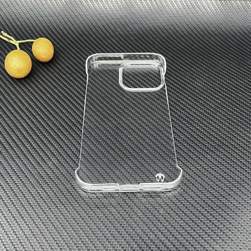 iPhone 17 Frameless Case, Compatible: iPhone 16 Pro/15 Pro. Transparent, Hard Shell, Creative Material.