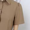 ZANZEA Women Casual Turn Down Collar Summer Short Sleeve Dress